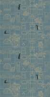 Caselio Golden Age GAG103786286 - Blauw Behang