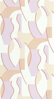 Casadeco Milano Sixties MISI89335151 - Paars / Roze Behang