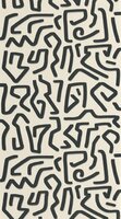 Casadeco Milano Sixties MISI89350990 - Zwart Behang