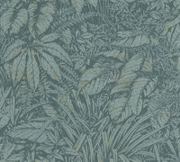 AS Creation Smart Surfaces - 39560-3 / 395603 Blauw - Petrol Behang
