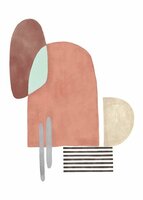 Casadeco Milano Sixties - Rood MISI89423203 Behang