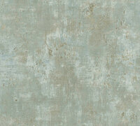 AS Creation Stories of Life - 39670-4 / 396704 Turquoise Behang