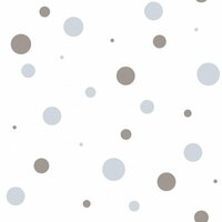 Noordwand Happy 14823 Wit Blauw Taupe Behang