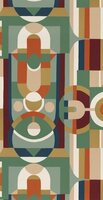 Casamance Faubourg Des Lumières 76250508 - Multicolours Behang