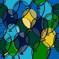 HookedOnWalls ENRIQUEZLAND BALLOONS 25525 Behang