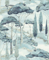 Dutch Wallcoverings Arcadia A69203 Blauw Behang