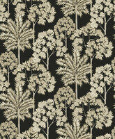 Dutch Wallcoverings Arcadia A71302 Zwart Behang