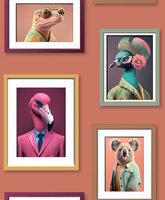 Dutch Wallcoverings Artifice M761-05 Bruin / Multicolours Behang