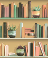 Dutch Wallcoverings Artifice M795-05 Geel / Multicolours Behang