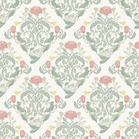 Dutch First Class Midbec Klara &amp; Tove 26029 Groen / Rood Behang
