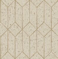 Dutch First Class Arber DL26702 Cr&egrave;me / Goud Behang