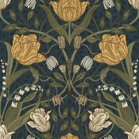Midbec Gr&ouml;nhaga 44106 - Blauw Behang