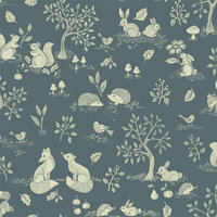 Midbec Gr&ouml;nhaga 44129 - Blauw Behang