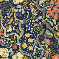 Dutch First Class Midbec Lina 2 65101 - Blauw Behang