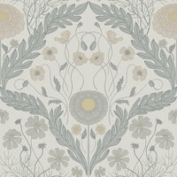 Dutch First Class Midbec Blomstermala 51000 - Grijs Behang