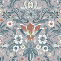 Dutch First Class Midbec Sunnano 24110 - Beige / Blauw Behang