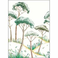 Caselio Azur AZU105497003 - Groen Behang