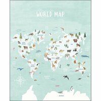 Caselio Les Minis Mondes MNM105766302 - Multicolours Behang