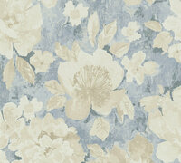 AS Creation Aquarell Dreams - 39607-1 / 396071 Blauw Behang