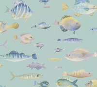 AS Creation PintWalls II - 39696-3 / 396963 Blauw Behang