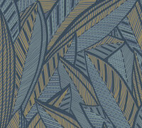 AS Creation French Affair  - 39933-5 / 399335 Blauw / Geel Behang