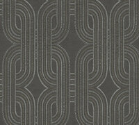 AS Creation French Affair  - 39937-4 / 399374 Zwart Behang