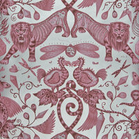 Clarke &amp; Clarke Animalia W0100/03 - Roze Behang
