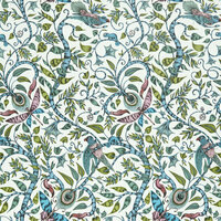 Clarke &amp; Clarke Animalia W0104/03 - Groen Behang