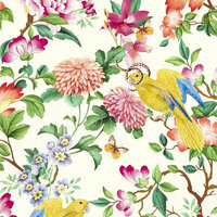 Clarke &amp; Clarke Botanical Wonders W0130/02 - Wit Behang