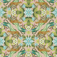 Clarke &amp; Clarke Botanical Wonders W0131/02 - Blauw Behang