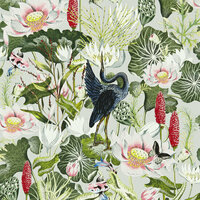 Clarke &amp; Clarke Botanical Wonders W0137/02 - Groen Behang