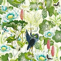 Clarke &amp; Clarke Botanical Wonders W0137/03 - Wit Behang