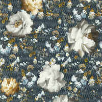 Clarke &amp; Clarke Fushion W0148/02 - Blauw Behang