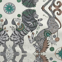 Clarke &amp; Clarke Wilderie W0113/02 - Geel Behang