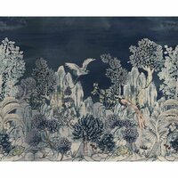 Casamance Exploration 71280209 - Blauw Behang