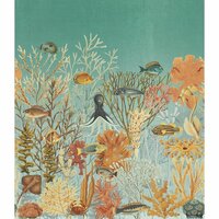 Casamance Exploration 71300240 - Blauw Behang
