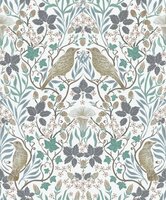 Noordwand Heritage 47619 Blauw Bruin Behang