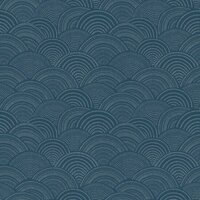 Rasch Allegretto 581409 Blauw Behang