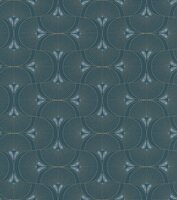Rasch Allegretto 792317 Blauw Behang