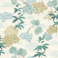 Rasch Allegretto 792515 Turquoise Behang