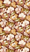 Casamance Jardin Félicia - Paars 76580916 Behang
