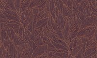 Casamance Jardin Félicia - Paars 76602854 Behang