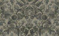 Arte MOOOI GREEN HOUSE COCCINELLA BELLA JACQUARD MO5002 Cr&egrave;me / Zwart Behang