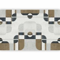 Casadeco Carnaby Street - Blauw CARN200586128 Behang
