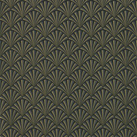 Clarke &amp; Clarke Lusso - Zwart W0164/01 Behang