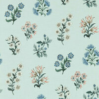 Clarke &amp; Clarke Secret Garden - Blauw W0194/04 Behang