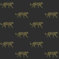 Origin Wallcoverings City Chic 347686 - Zwart / Goud Behang
