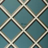 Origin Wallcoverings Couture 307130 - Blauw / Groen Behang