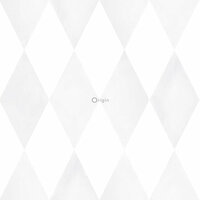 Origin Wallcoverings Hide &amp; Seek 337220 - Wit / Grijs Behang
