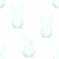 Origin Wallcoverings Hide &amp; Seek 347489 - Wit / Groen Behang